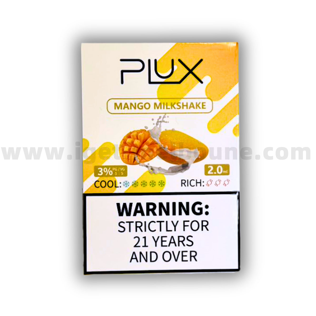 PLUX POD -Mango Milkshake(3 pack)