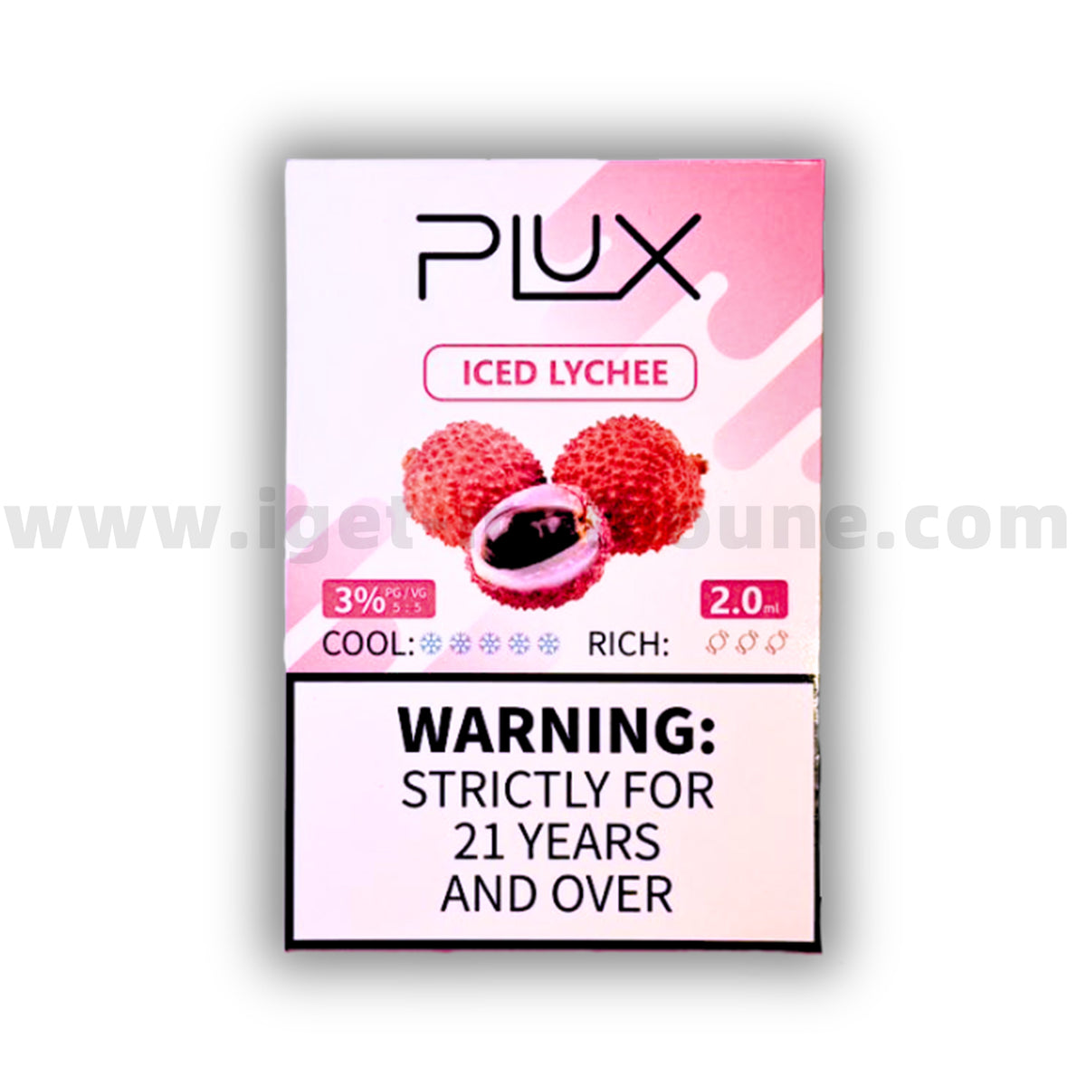 PLUX POD -Iced Lychee(3 pack)